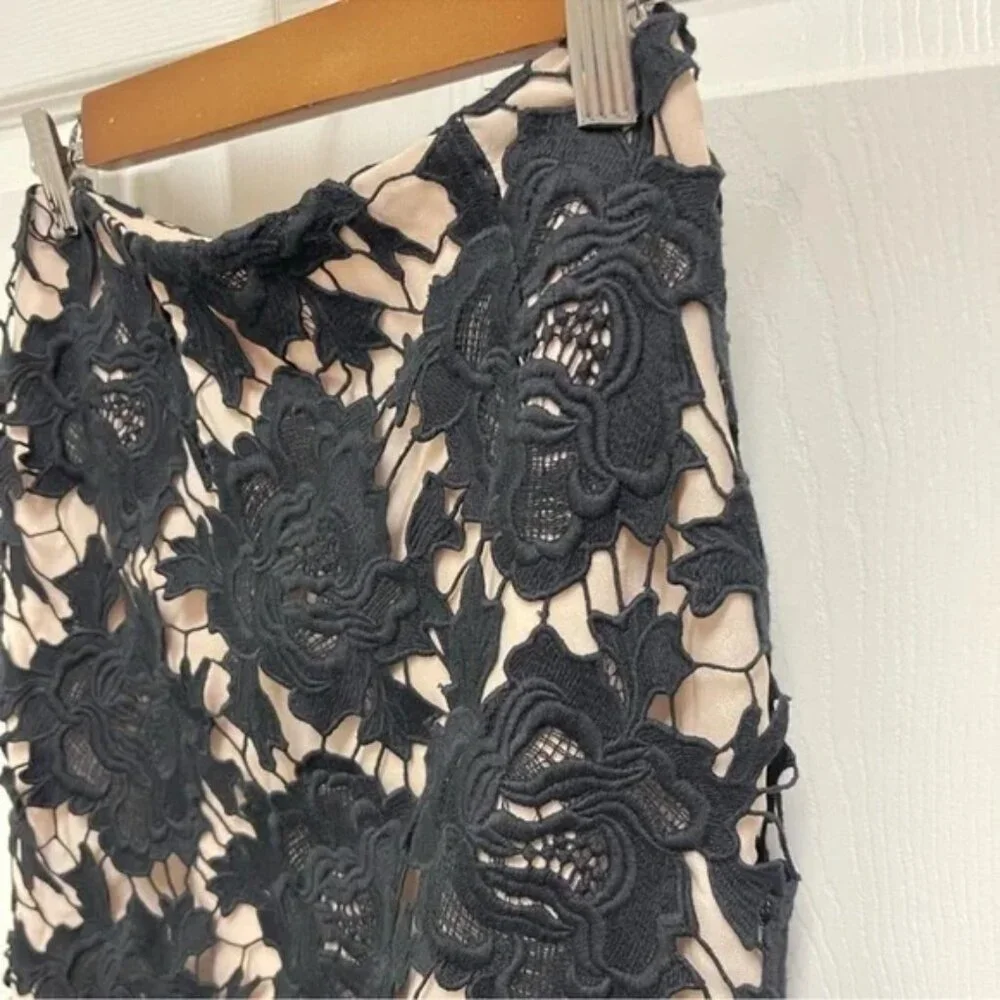 🖤Keepsake The Label I Will Wait Skirt Black Lace - Picture 6 of 10